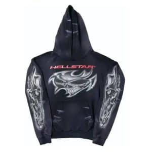 Hellstar Airbrushed Skull Hoodie