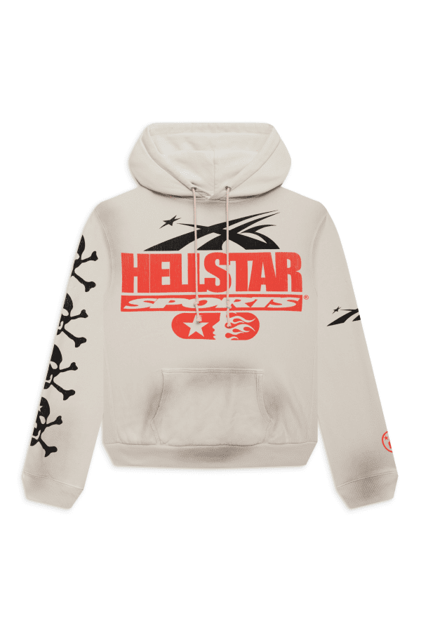 Hellstar If You Dont Like Us Beat Us Hoodie - Grey