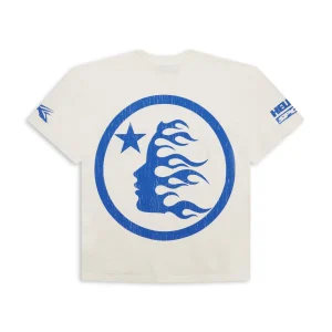 Blue and White Hellstar Sports Beat Us T-Shirt