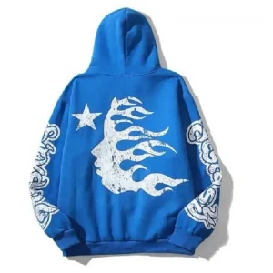 Hellstar blue hoodie